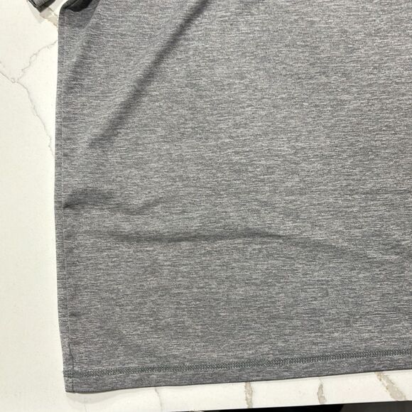 Adidas | Climalite Boys Grey T Shirt Black Logo gray Size XL 14/16 - Picture 8 of 16